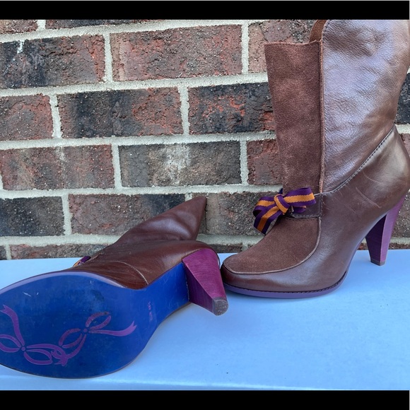 Brown Slouch ankle booties - Picture 4 of 9